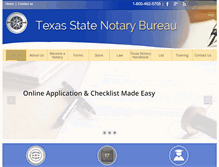 Tablet Screenshot of notarypublics.com